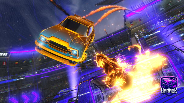 A Rocket League car design from VISION_hoTsam07