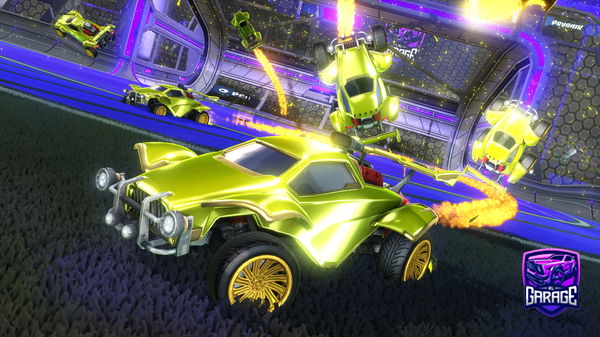 A Rocket League car design from PulseSpectrm