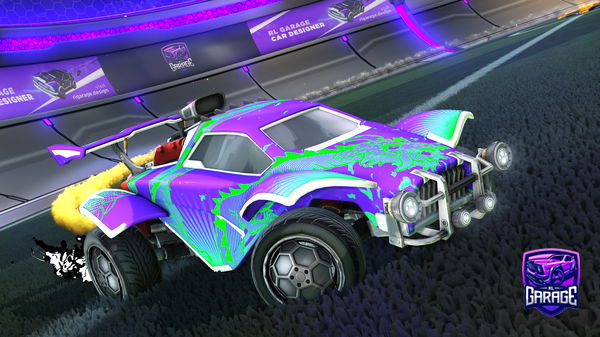 A Rocket League car design from Ageifeu