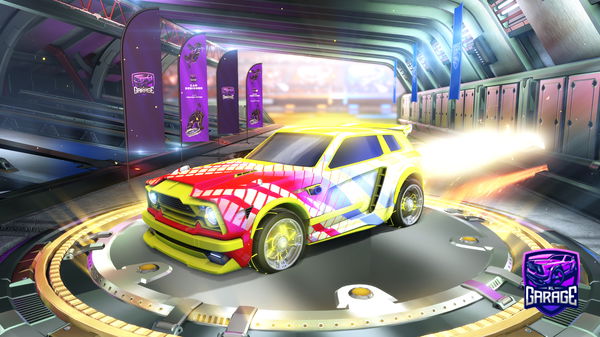 A Rocket League car design from MESSI_THEKING