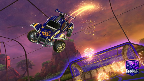 A Rocket League car design from Juli004us