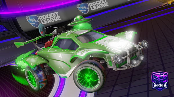 A Rocket League car design from Bikescratch