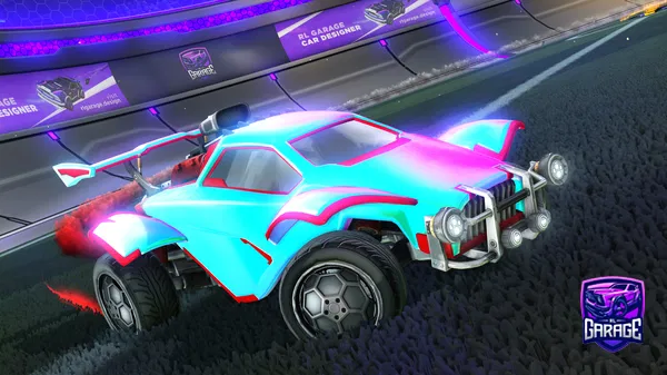 A Rocket League car design from sobuka