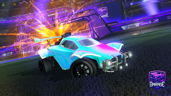 A Rocket League car design from Aolani