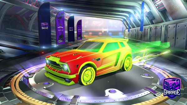 A Rocket League car design from Tengen1774