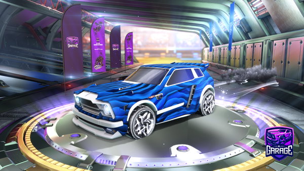 A Rocket League car design from pfllfldle