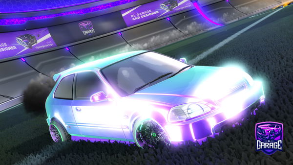 A Rocket League car design from LeLaitDabeur