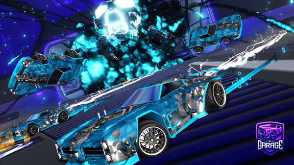 A Rocket League car design from BillyRobbo