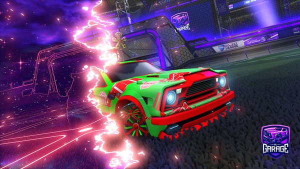 A Rocket League car design from The-Van