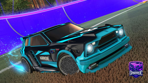 A Rocket League car design from moonlessninja
