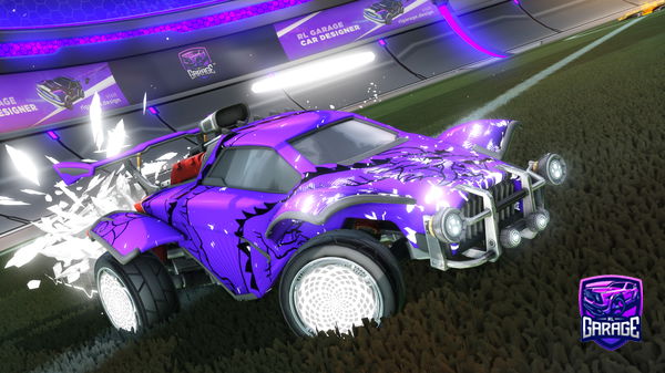 A Rocket League car design from Mrbachira