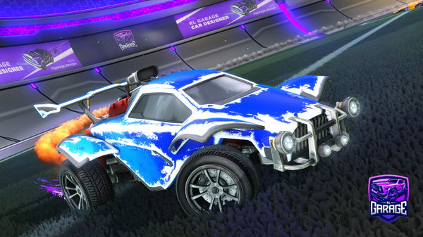 A Rocket League car design from AIM17-RL