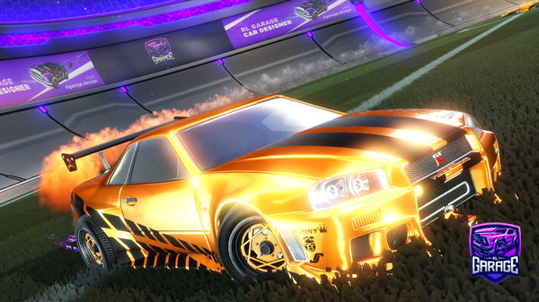 A Rocket League car design from KoiKing7