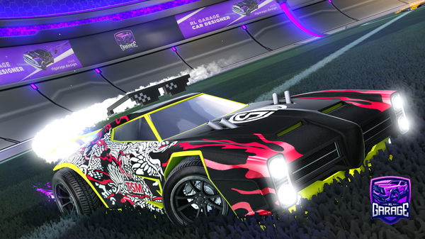 A Rocket League car design from Joemamagar