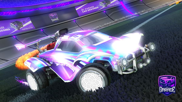 A Rocket League car design from vicRL