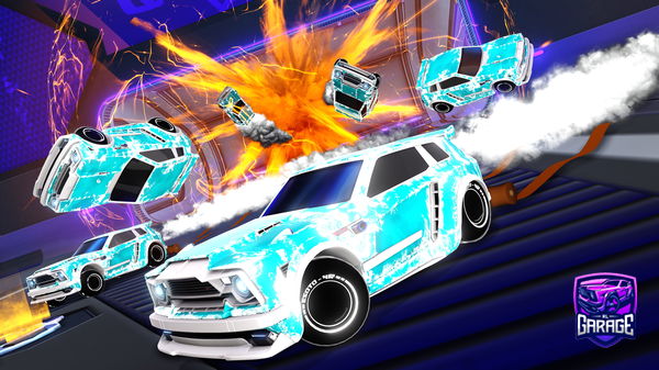 A Rocket League car design from doublehdiscord