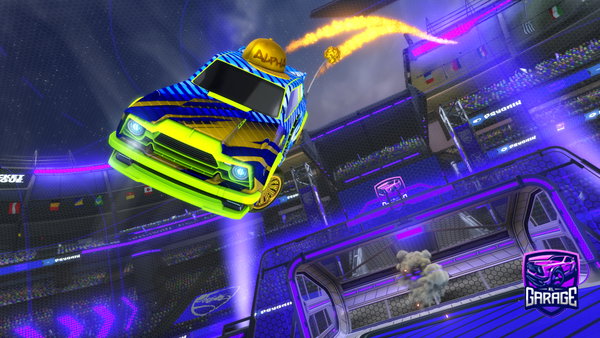 A Rocket League car design from ZFnLegend10