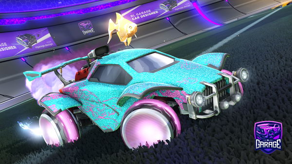 A Rocket League car design from MoistBrownie