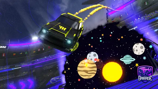 A Rocket League car design from PXTTSY-10