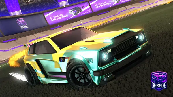 A Rocket League car design from Leonardo11_