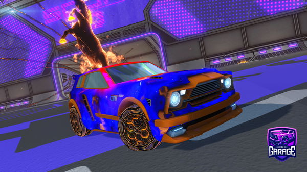 A Rocket League car design from srabber