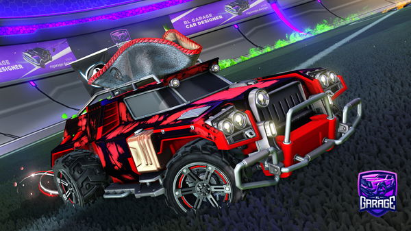 A Rocket League car design from electricwatermelon