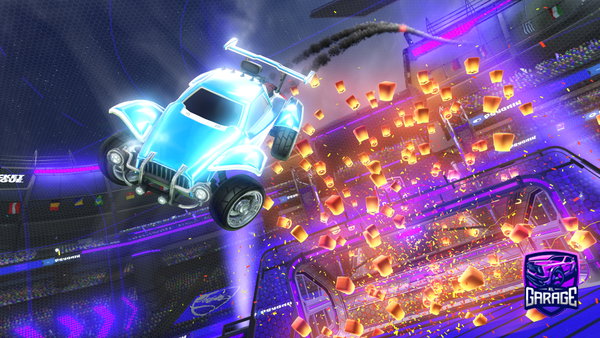 A Rocket League car design from Currycreator