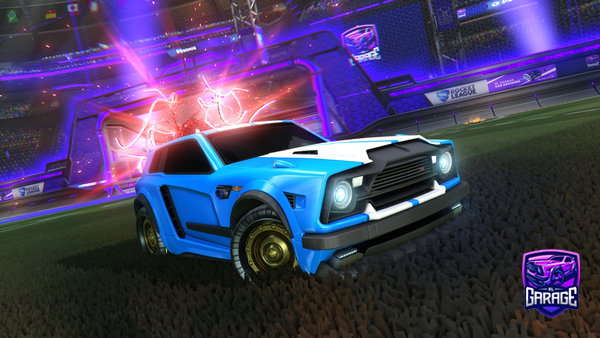 A Rocket League car design from burgamori
