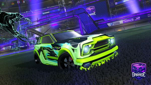 A Rocket League car design from zxrnie