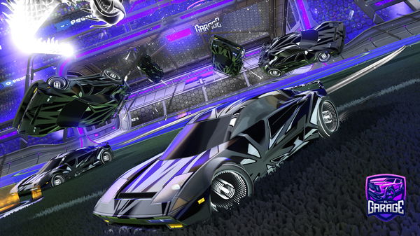 A Rocket League car design from Cyberspacerl