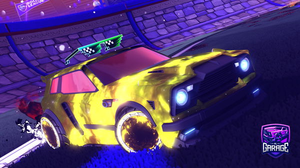 A Rocket League car design from Popkillza