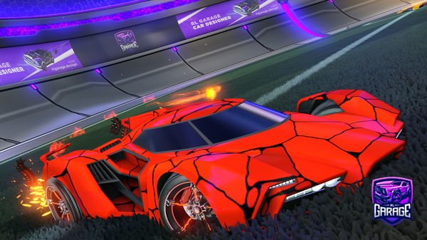 A Rocket League car design from clarinhyaaauwu