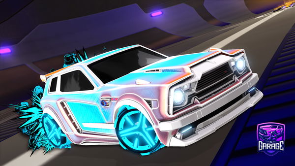 A Rocket League car design from DOLPHIN17101