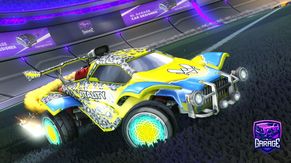 A Rocket League car design from Flixinz