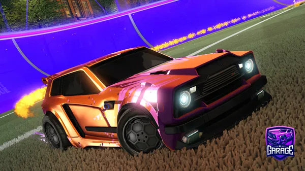 A Rocket League car design from Verrkami