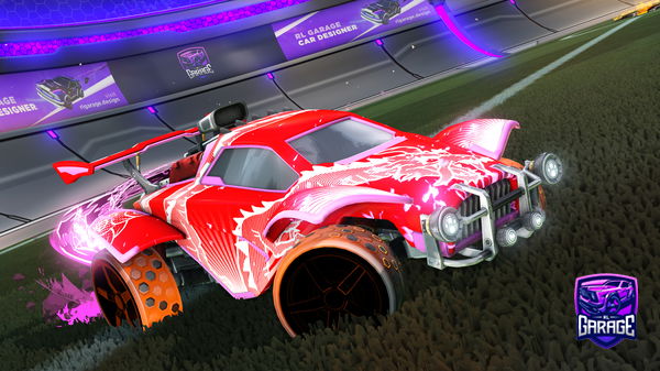 A Rocket League car design from rrtb505050