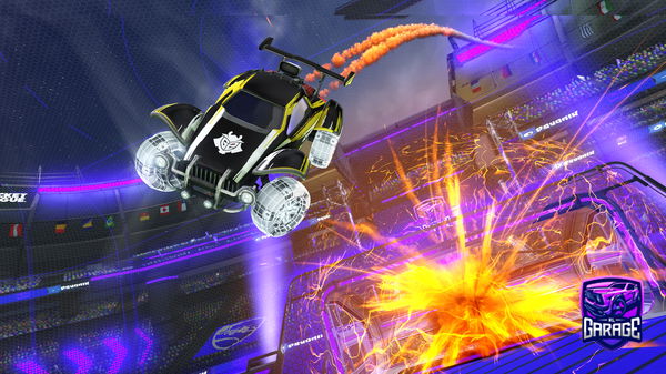 A Rocket League car design from THROWTHECATFISH