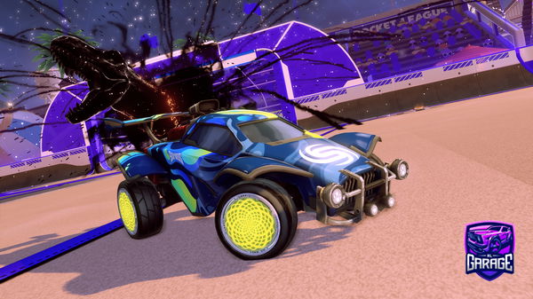 A Rocket League car design from TRMMERHERTH