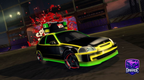 A Rocket League car design from Kugelmagnet69