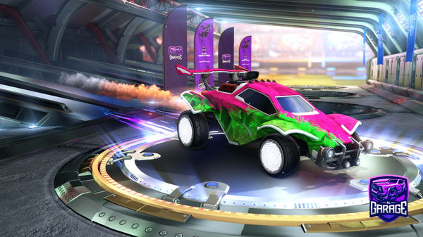 A Rocket League car design from Ttvrollerclan