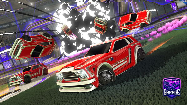 A Rocket League car design from achickencurry101