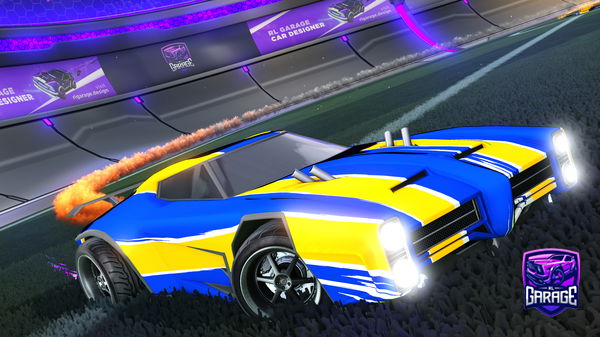 A Rocket League car design from qbikfjdjdm