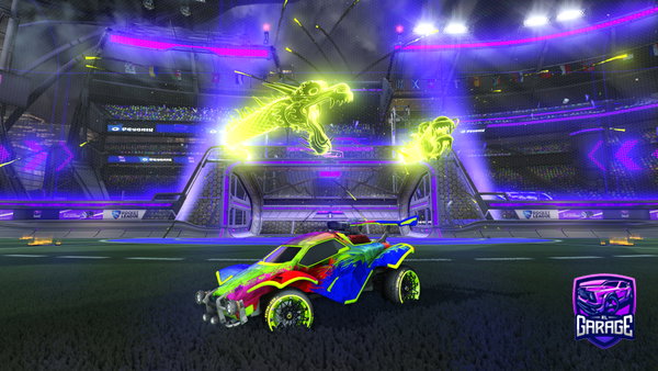 A Rocket League car design from Rolly_Player
