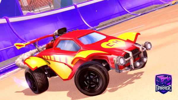A Rocket League car design from Charsoo
