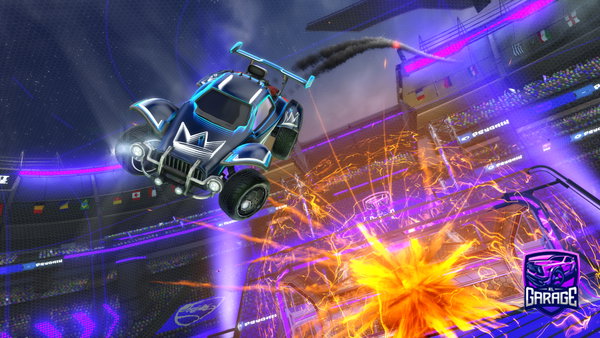 A Rocket League car design from Gxlacticc