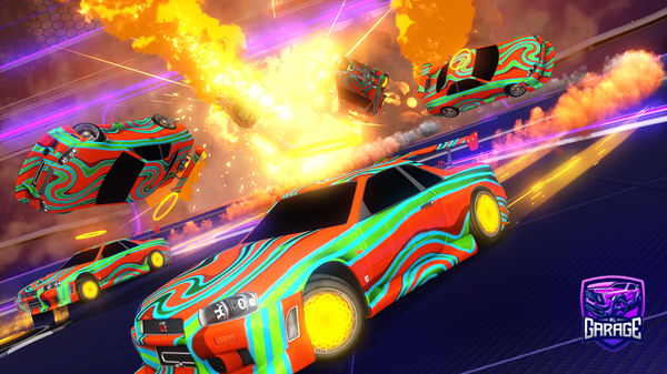 A Rocket League car design from Hg11