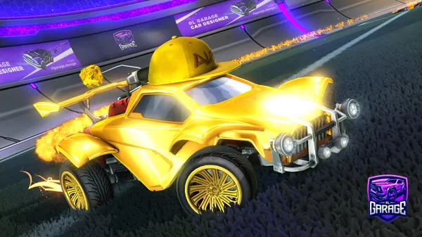 A Rocket League car design from UNMassivE