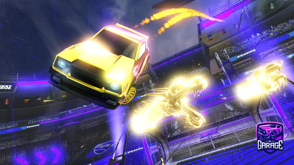 A Rocket League car design from MaikyRomain