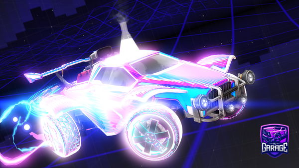 A Rocket League car design from abspielen