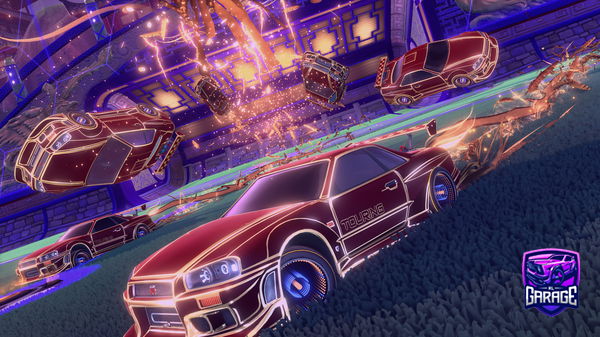 A Rocket League car design from h1ck0k